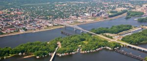 An Aerial View of the City of Winona